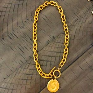 Susan Shaw “s” pendant necklace